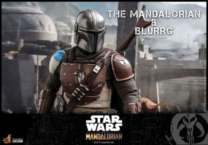 THE MANDALORIAN & BLURRG – STAR WARS THE MANDALORIAN PACK FIGURA 1/6 37 CM HOT TOYS