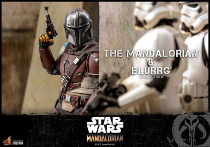 THE MANDALORIAN & BLURRG – STAR WARS THE MANDALORIAN PACK FIGURA 1/6 37 CM HOT TOYS