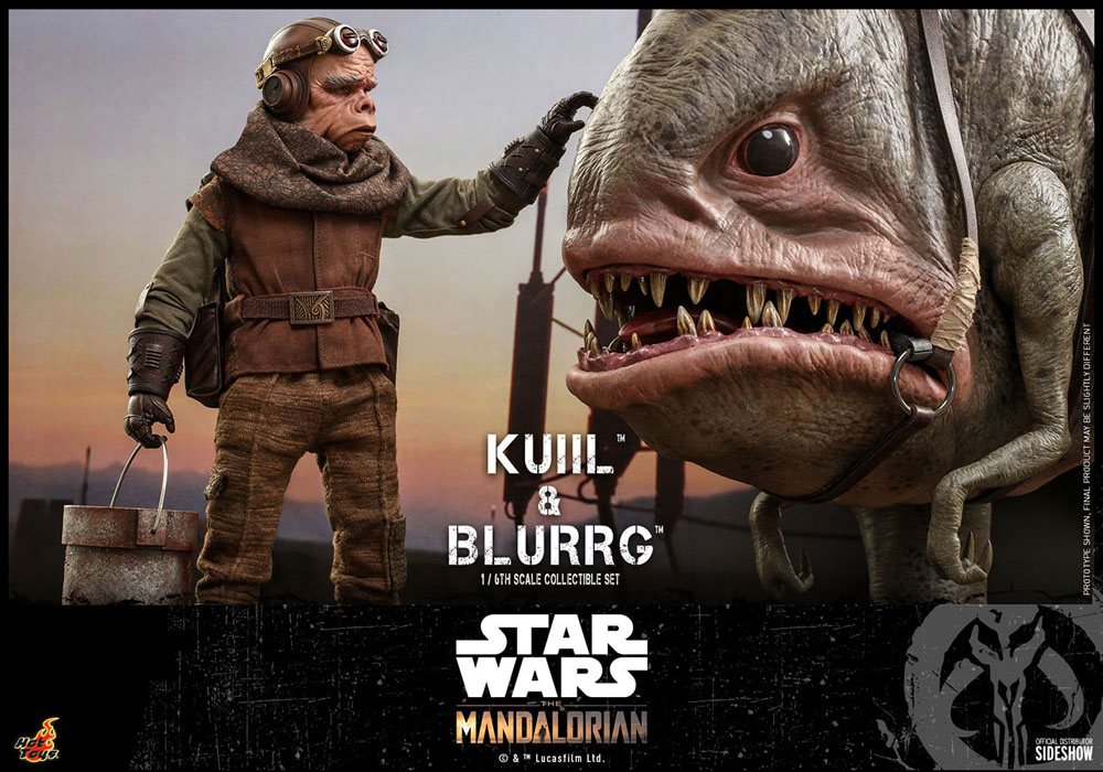 KUIIL & BLURRG – STAR WARS THE MANDALORIAN FIGURA 1/6 37 CM HOT TOYS