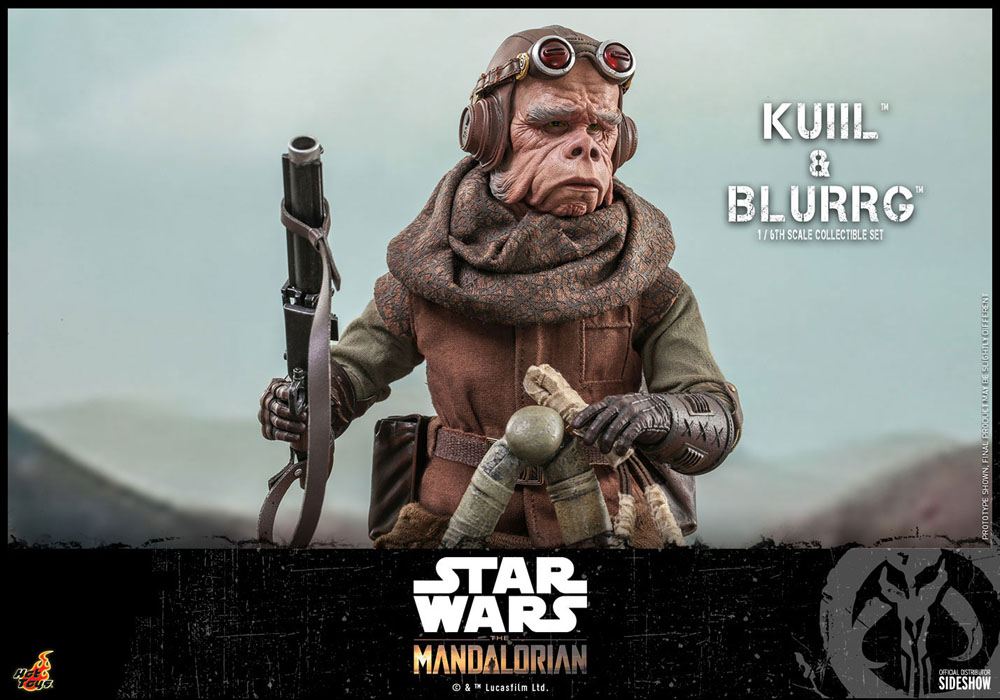 KUIIL & BLURRG – STAR WARS THE MANDALORIAN FIGURA 1/6 37 CM HOT TOYS