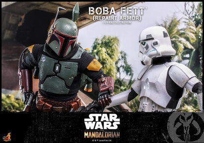 BOBA FETT REPAINT ARMOR SPECIAL EDITION | FIGURA 1/6 ESCALA | HOT TOYS | THE MANDALORIAN | STAR WARS
