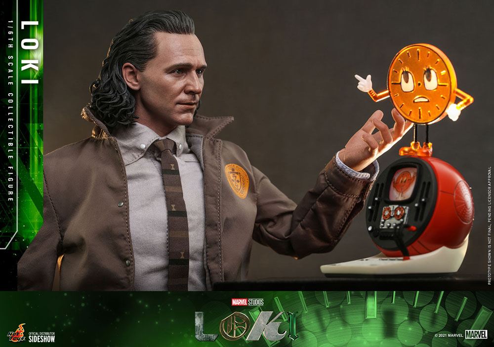 LOKI 1/6 – HOT TOYS – FIGURA ARTICULADA – SERIE MARVEL STUDIOS