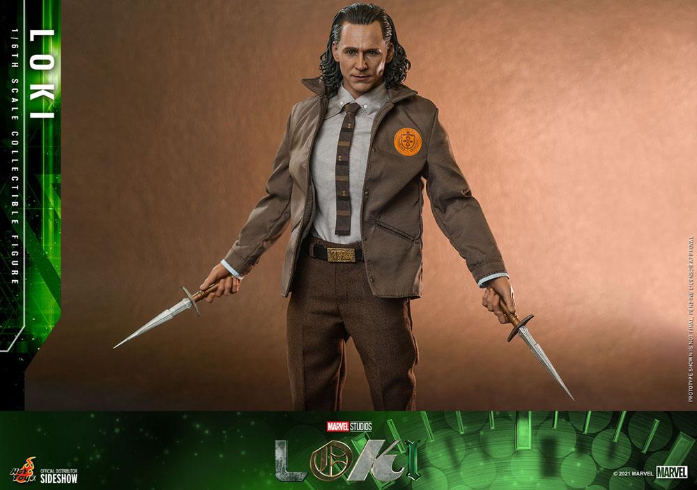 LOKI 1/6 – HOT TOYS – FIGURA ARTICULADA – SERIE MARVEL STUDIOS