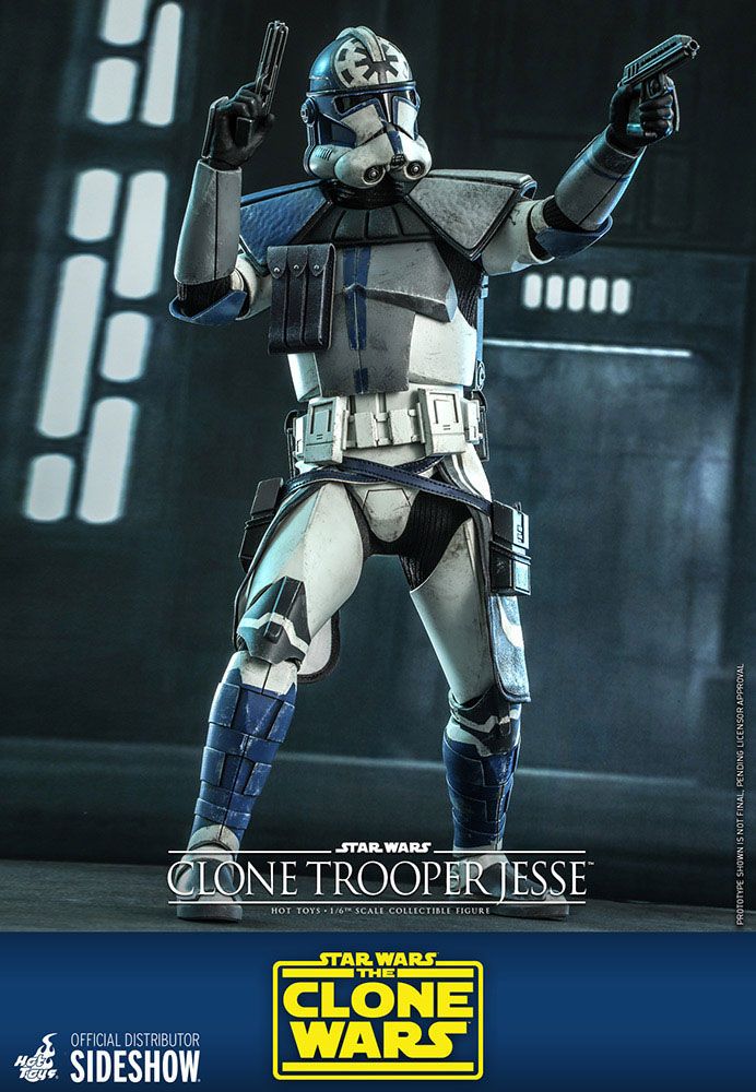STAR WARS: THE CLONE WARS – FIGURA CLONE TROOPER JESSE 1/6 (HOT TOYS – SIDESHOW) 30 CM