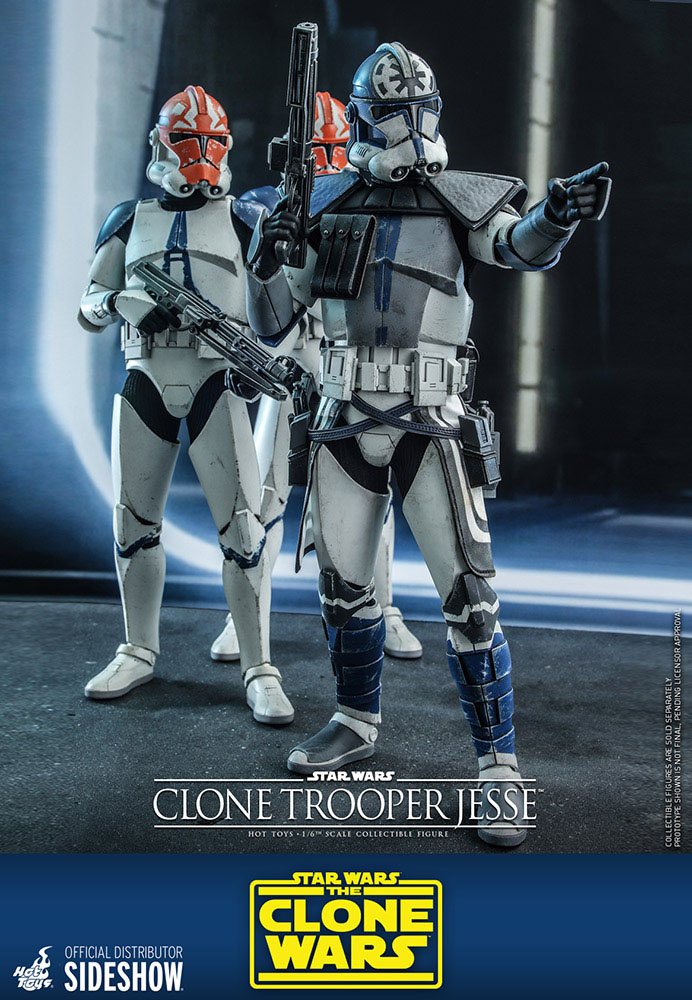 STAR WARS: THE CLONE WARS – FIGURA CLONE TROOPER JESSE 1/6 (HOT TOYS – SIDESHOW) 30 CM