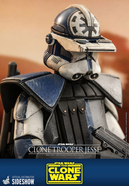 STAR WARS: THE CLONE WARS – FIGURA CLONE TROOPER JESSE 1/6 (HOT TOYS – SIDESHOW) 30 CM