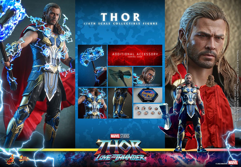 THOR: LOVE AND THUNDER – FIGURA MOVIE MASTERPIECE 1/6 THOR 32 CM (HOT TOYS)