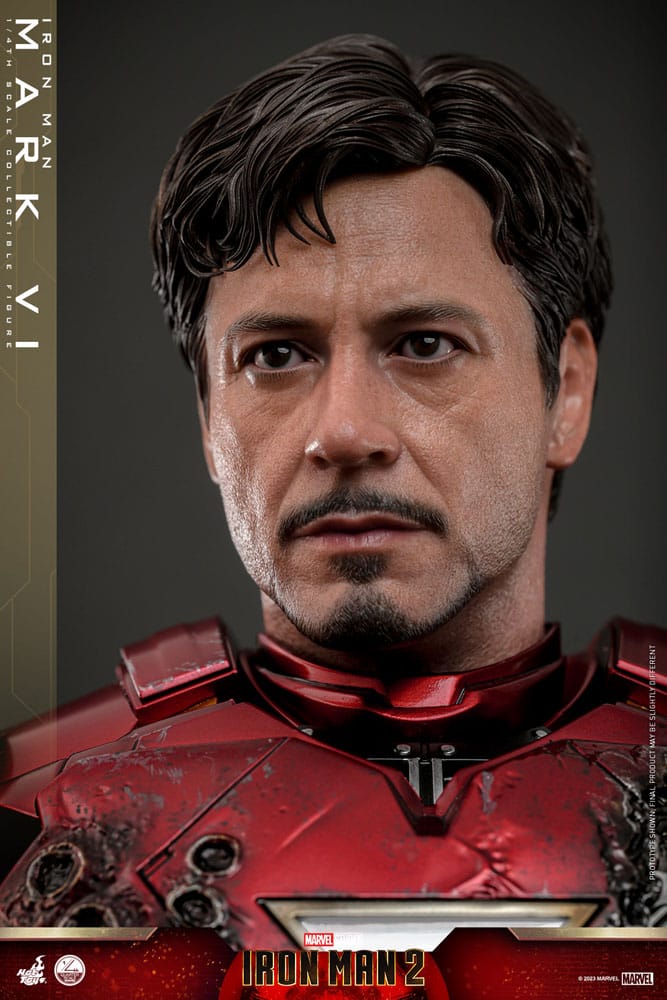 IRON MAN 2 FIGURA 1/4 IRON MAN MARK VI 48 CM | HOT TOYS – LÍNEA QUARTER SCALE
