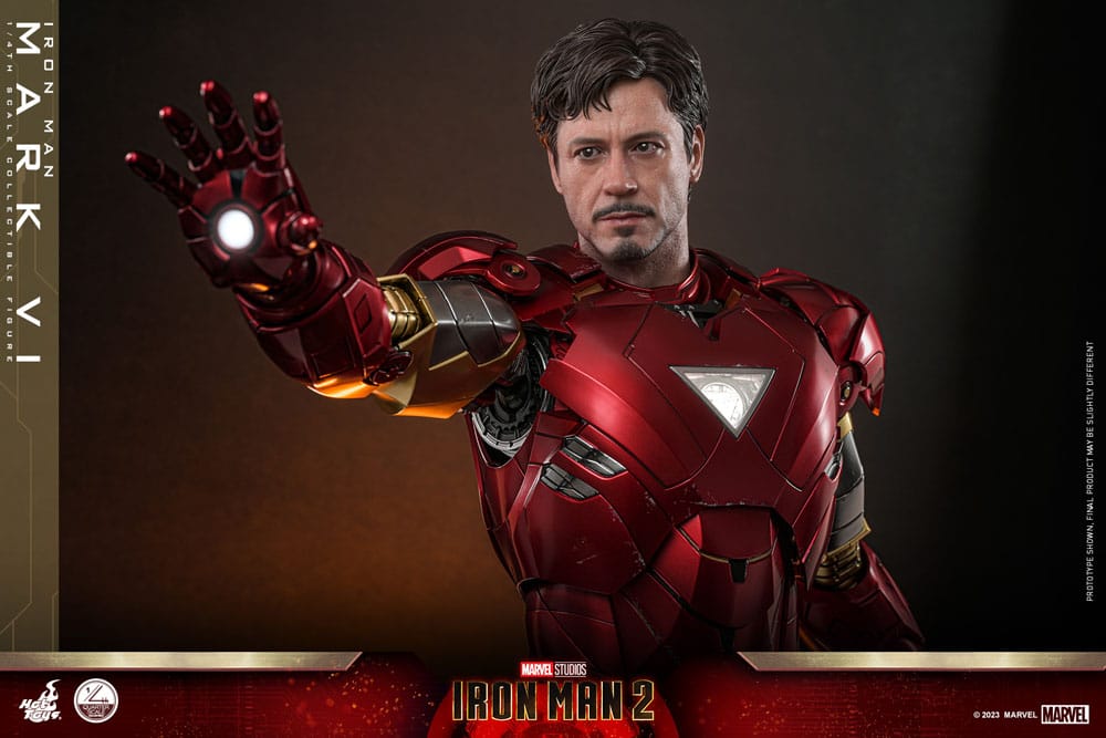 IRON MAN 2 FIGURA 1/4 IRON MAN MARK VI 48 CM | HOT TOYS – LÍNEA QUARTER SCALE