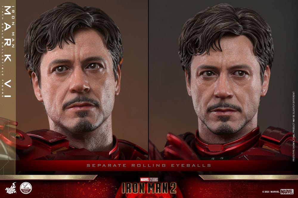 IRON MAN 2 FIGURA 1/4 IRON MAN MARK VI 48 CM | HOT TOYS – LÍNEA QUARTER SCALE
