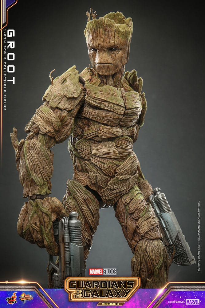 GROOT – FIGURA 1/6 HOT TOYS GUARDIANES DE LA GALAXIA VOL. 3 32 CM
