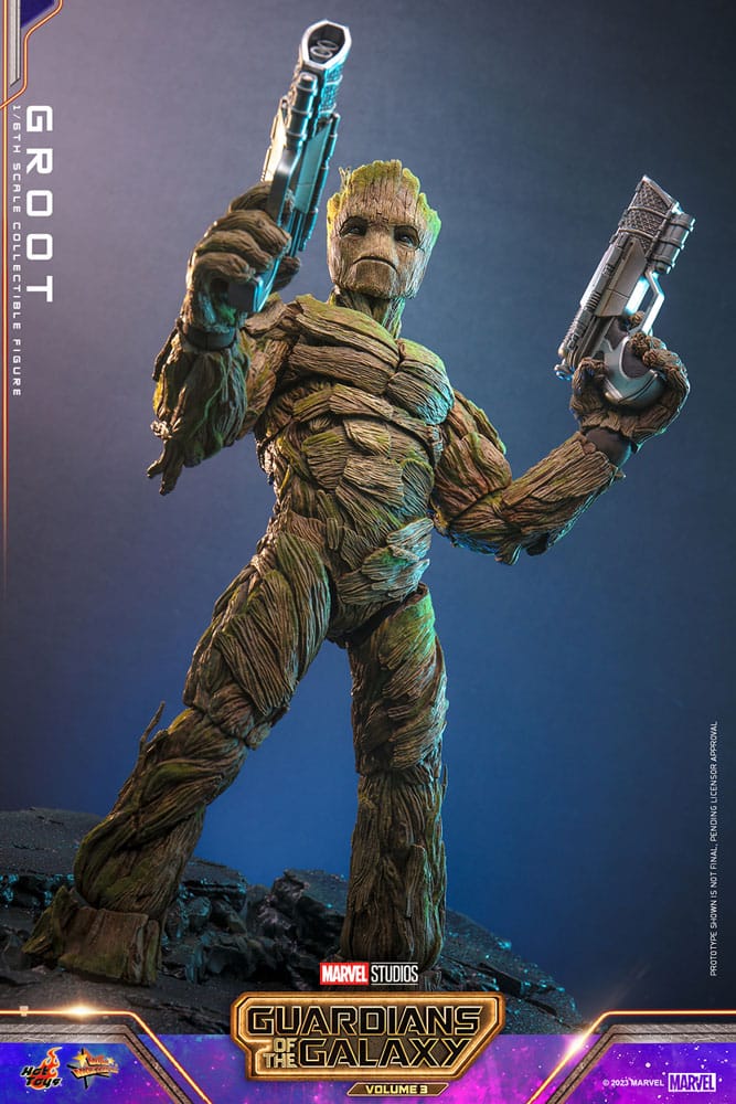 GROOT – FIGURA 1/6 HOT TOYS GUARDIANES DE LA GALAXIA VOL. 3 32 CM