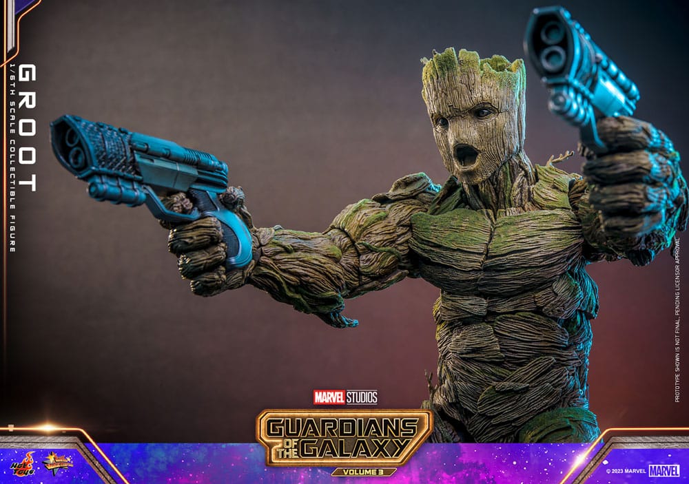 GROOT – FIGURA 1/6 HOT TOYS GUARDIANES DE LA GALAXIA VOL. 3 32 CM