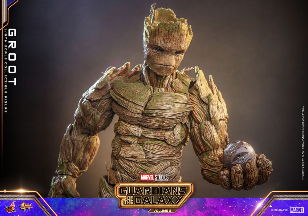 GROOT – FIGURA 1/6 HOT TOYS GUARDIANES DE LA GALAXIA VOL. 3 32 CM