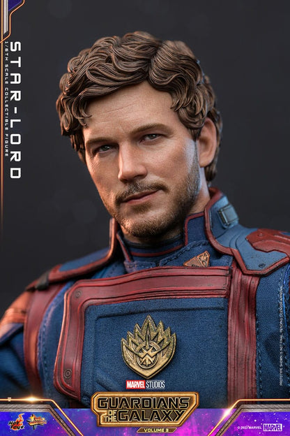 STAR-LORD 1/6 HOT TOYS GUARDIANES DE LA GALAXIA VOL. 3 MOVIE MASTERPIECE FIGURA 31 CM