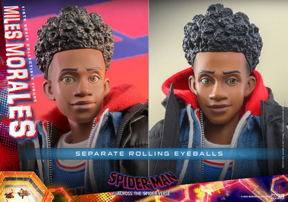 MILES MORALES - SPIDER-MAN: CRUZANDO EL MULTIVERSO - HOT TOYS FIGURA 1/6 ESCALA 29 CM