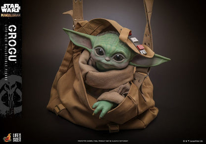 GROGU 1/1 LIFE-SIZE – FIGURA HOT TOYS 37 CM – THE MANDALORIAN