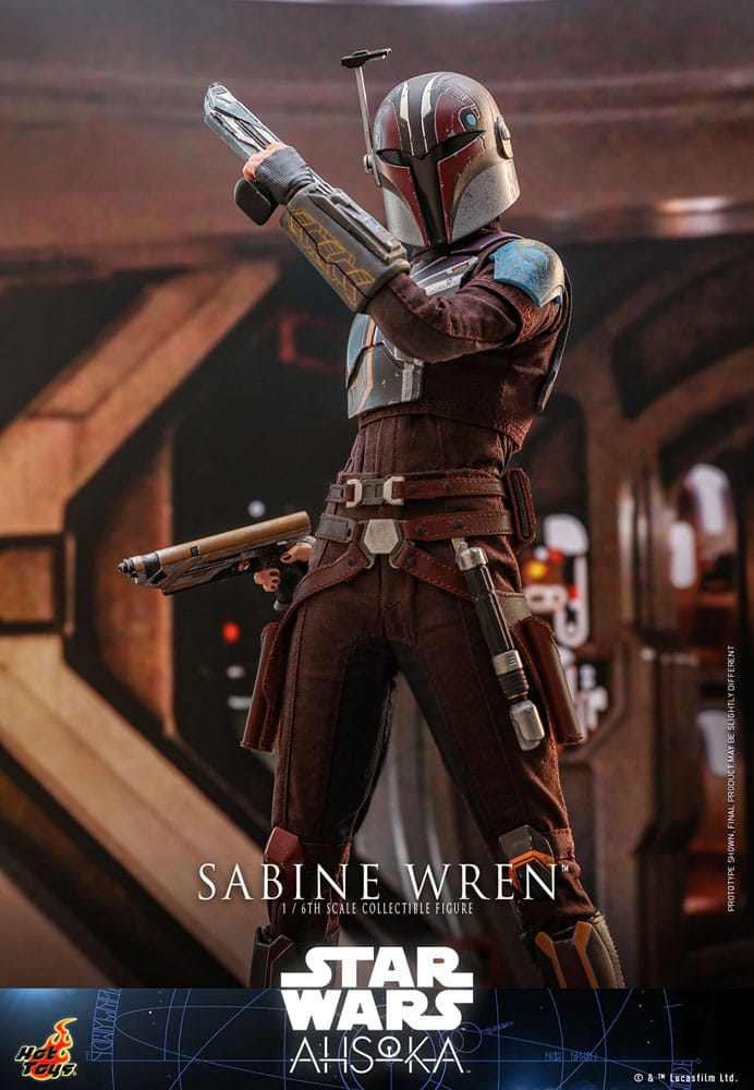SABINE WREN FIGURA 1/6 28 CM STAR WARS AHSOKA HOT TOYS