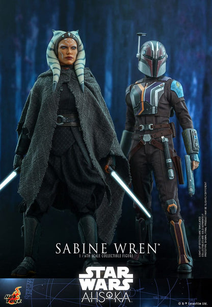 SABINE WREN FIGURA 1/6 28 CM STAR WARS AHSOKA HOT TOYS