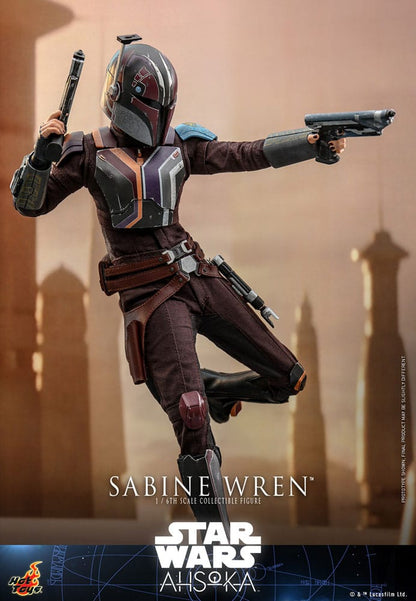 SABINE WREN FIGURA 1/6 28 CM STAR WARS AHSOKA HOT TOYS