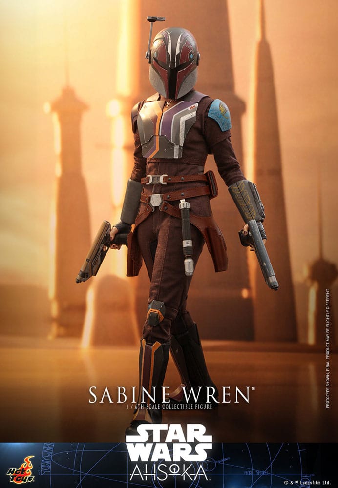 SABINE WREN FIGURA 1/6 28 CM STAR WARS AHSOKA HOT TOYS
