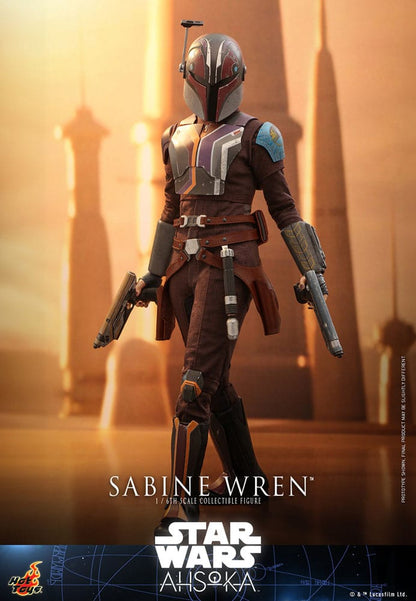 SABINE WREN FIGURA 1/6 28 CM STAR WARS AHSOKA HOT TOYS