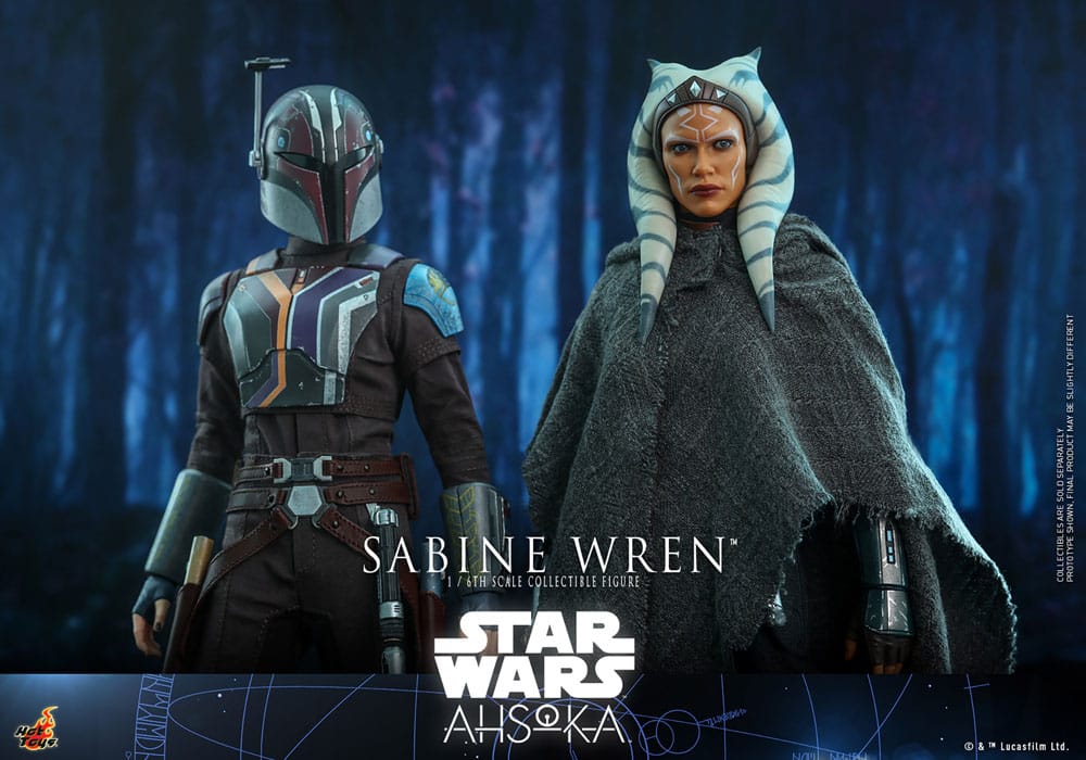 SABINE WREN FIGURA 1/6 28 CM STAR WARS AHSOKA HOT TOYS
