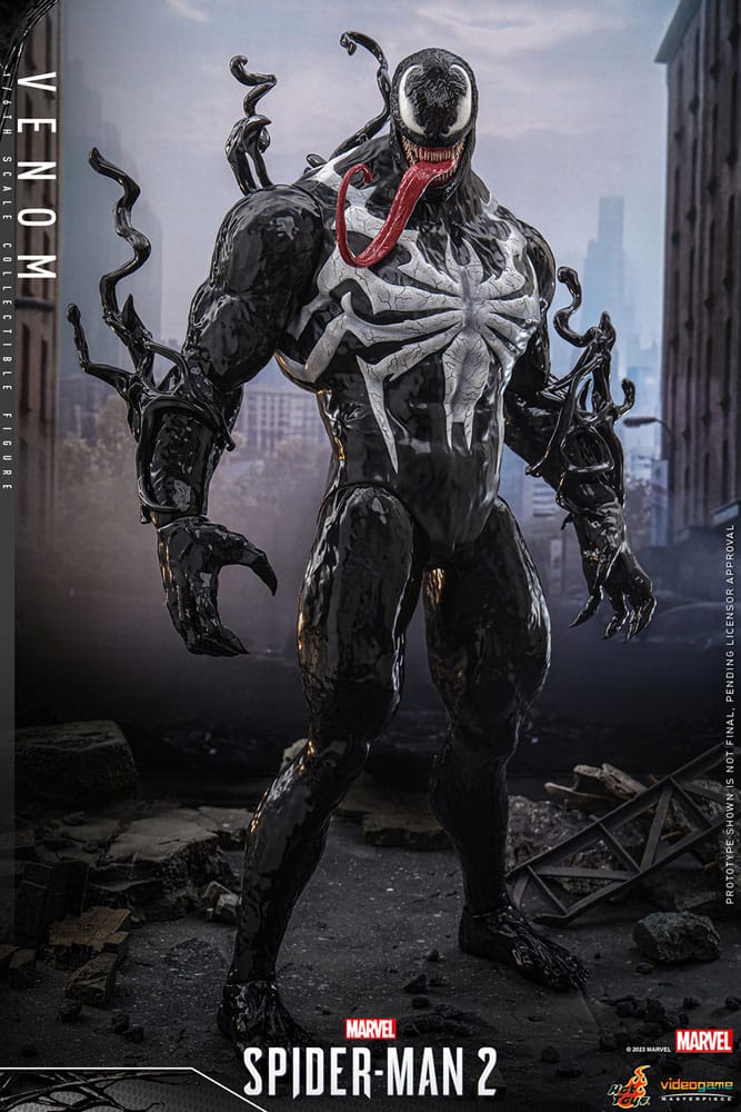 VENOM - SPIDER-MAN 2 (VIDEOGAME) - HOT TOYS FIGURA 1/6 ESCALA 53 CM