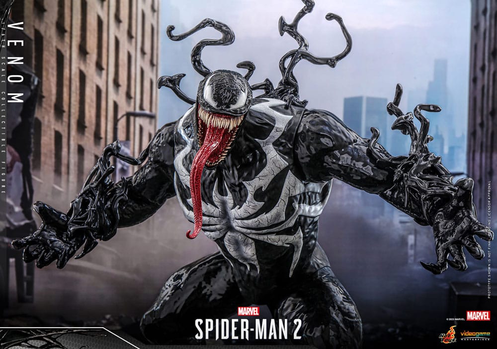VENOM - SPIDER-MAN 2 (VIDEOGAME) - HOT TOYS FIGURA 1/6 ESCALA 53 CM