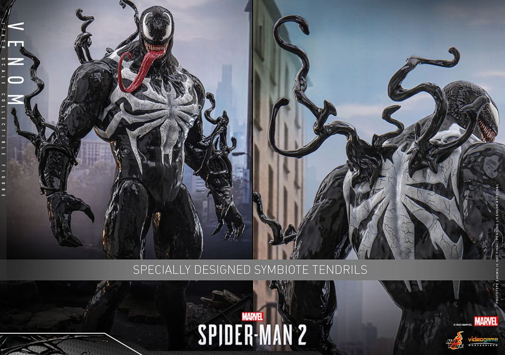 VENOM - SPIDER-MAN 2 (VIDEOGAME) - HOT TOYS FIGURA 1/6 ESCALA 53 CM