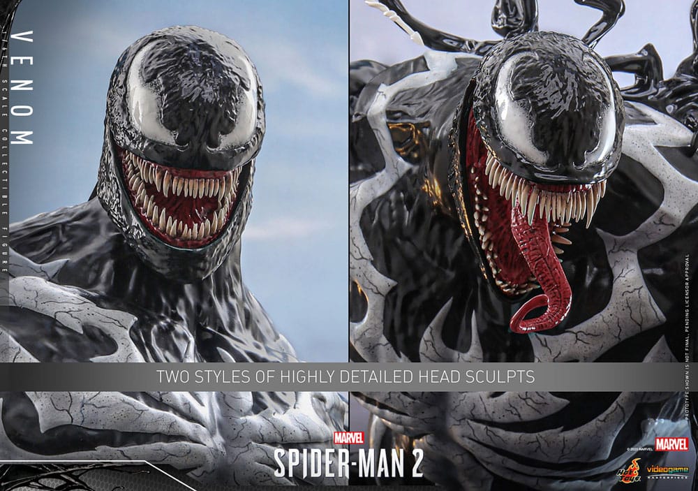 VENOM - SPIDER-MAN 2 (VIDEOGAME) - HOT TOYS FIGURA 1/6 ESCALA 53 CM