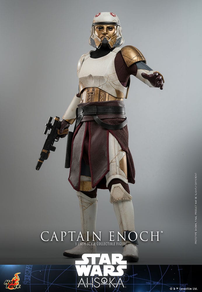 CAPTAIN ENOCH – MOVIE MASTERPIECE 1/6 HOT TOYS – STAR WARS AHSOKA, 30 CM