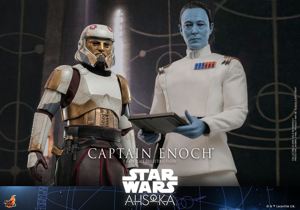 CAPTAIN ENOCH – MOVIE MASTERPIECE 1/6 HOT TOYS – STAR WARS AHSOKA, 30 CM