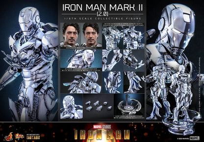 IRON MAN – FIGURA 1/6 MARK II (2.0) 33 CM (HOT TOYS – MARVEL)