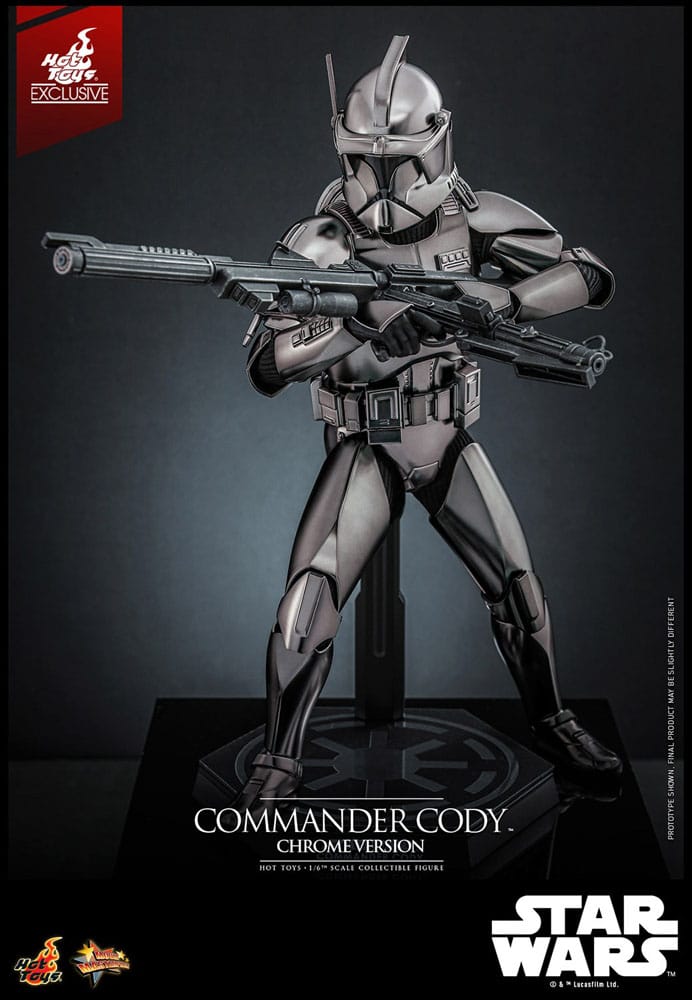 COMMANDER CODY CHROME VERSION FIGURA 1/6 STAR WARS 30 CM HOT TOYS EXCLUSIVE