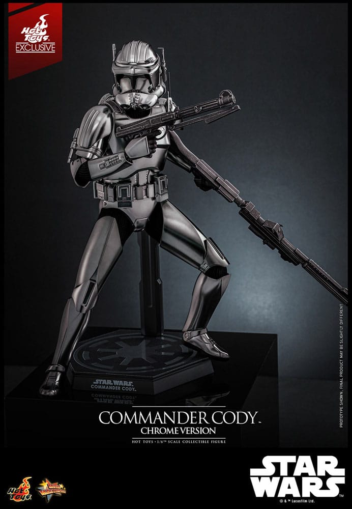 COMMANDER CODY CHROME VERSION FIGURA 1/6 STAR WARS 30 CM HOT TOYS EXCLUSIVE