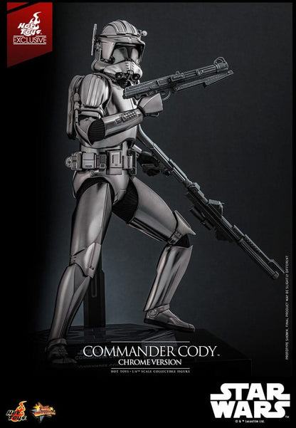 COMMANDER CODY CHROME VERSION FIGURA 1/6 STAR WARS 30 CM HOT TOYS EXCLUSIVE
