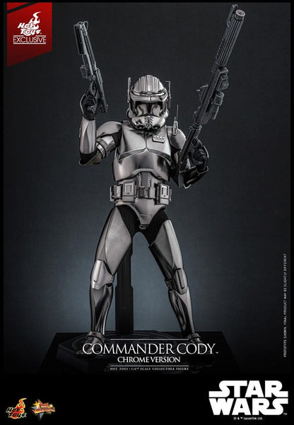 COMMANDER CODY CHROME VERSION FIGURA 1/6 STAR WARS 30 CM HOT TOYS EXCLUSIVE