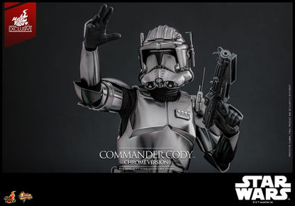 COMMANDER CODY CHROME VERSION FIGURA 1/6 STAR WARS 30 CM HOT TOYS EXCLUSIVE