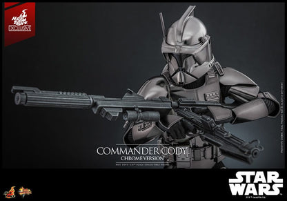 COMMANDER CODY CHROME VERSION FIGURA 1/6 STAR WARS 30 CM HOT TOYS EXCLUSIVE