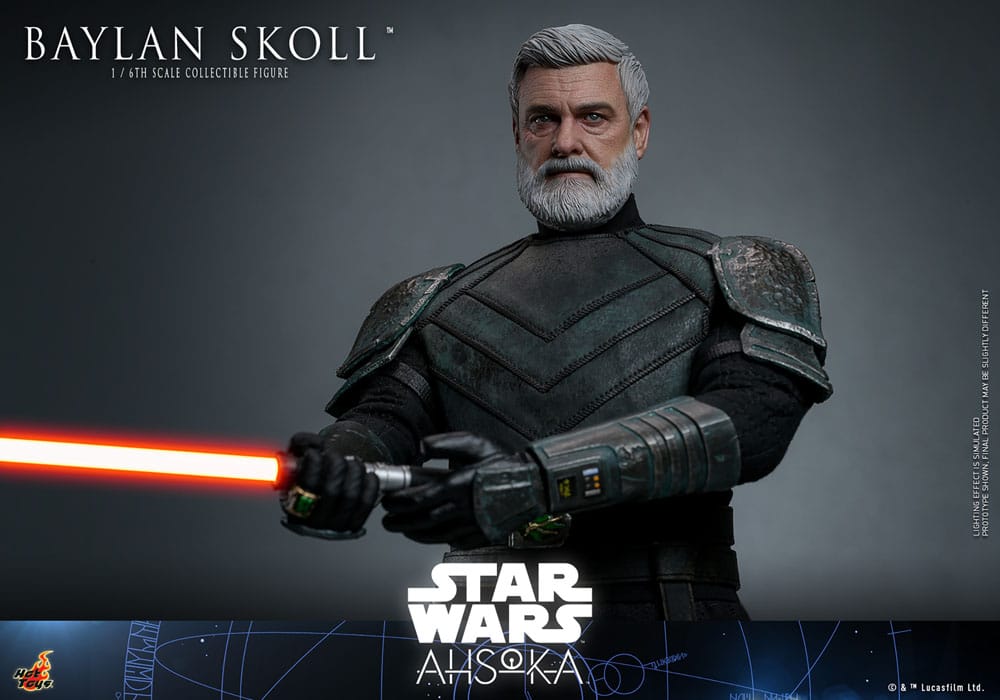 BAYLAN SKOLL – 1/6 SCALE HOT TOYS FIGURE – STAR WARS AHSOKA