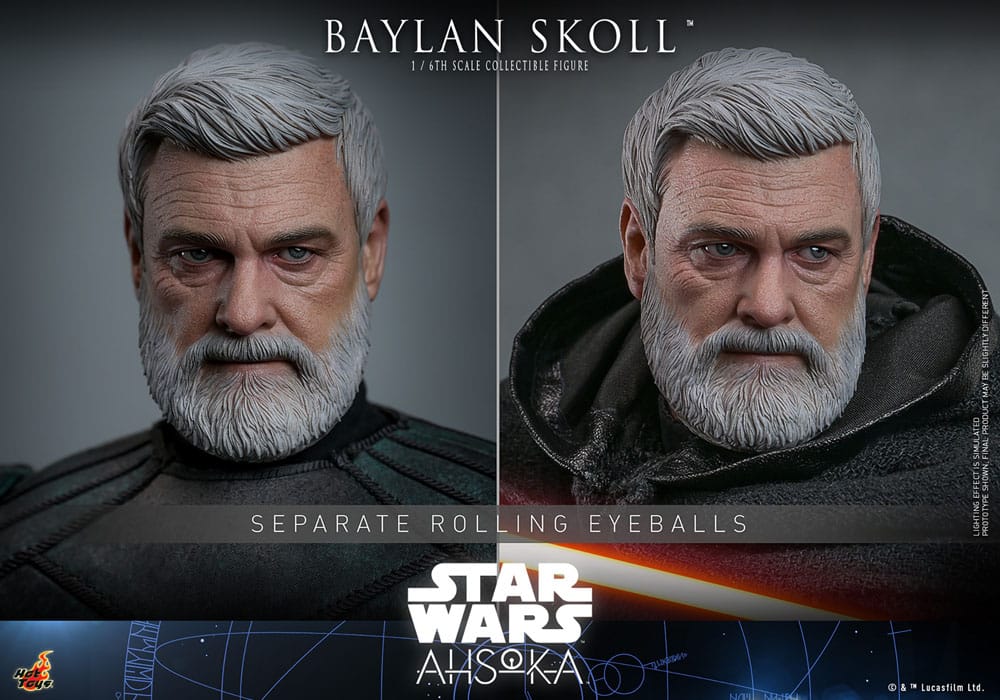 BAYLAN SKOLL – 1/6 SCALE HOT TOYS FIGURE – STAR WARS AHSOKA