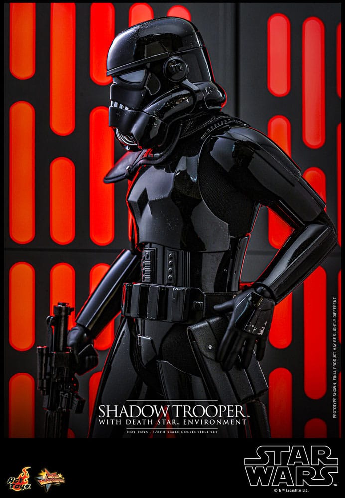 SHADOW TROOPER CON ESCENARIO DE LA ESTRELLA DE LA MUERTE – HOT TOYS FIGURA 1/6 STAR WARS