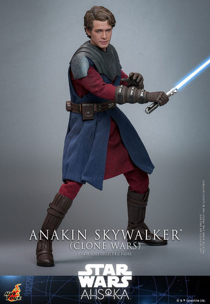 ANAKIN SKYWALKER STAR WARS 31 CM  - THE CLONE WARS - FIGURA 1/6 - HOT TOYS