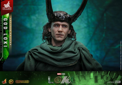 LOKI – GOD LOKI ARTISAN EDITION DX 1/6 HOT TOYS EXCLUSIVE – MARVEL, 31 CM