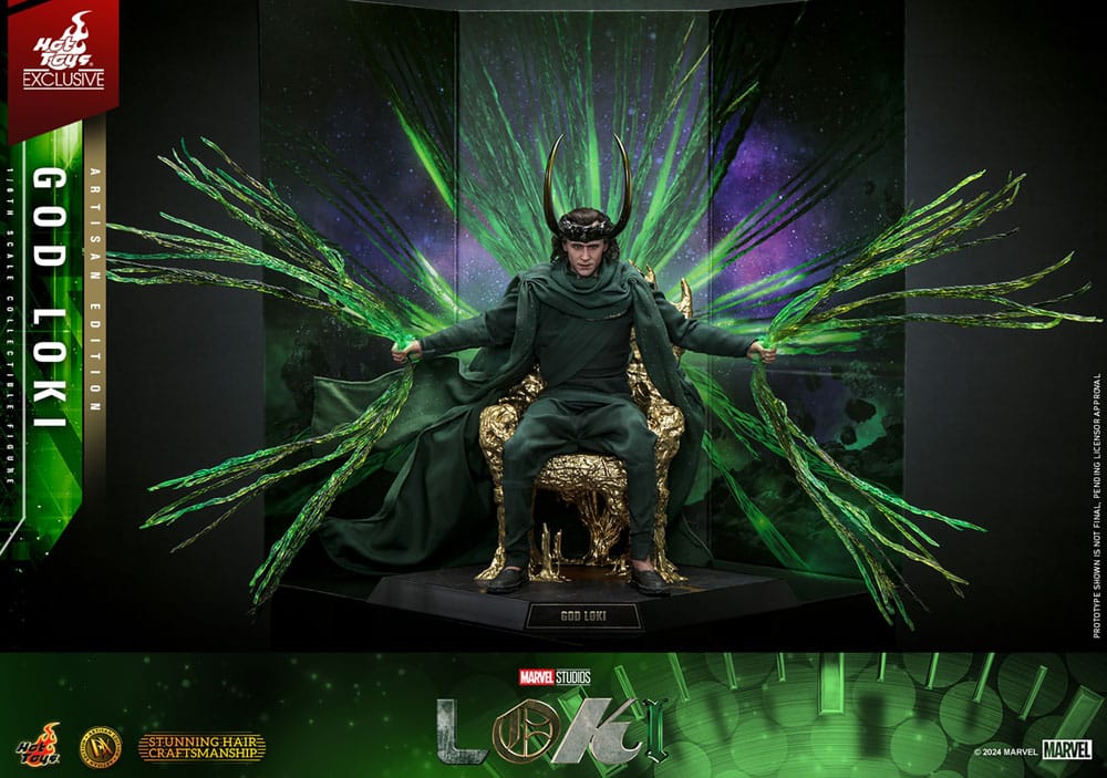 LOKI – GOD LOKI ARTISAN EDITION DX 1/6 HOT TOYS EXCLUSIVE – MARVEL, 31 CM