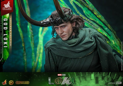 LOKI – GOD LOKI ARTISAN EDITION DX 1/6 HOT TOYS EXCLUSIVE – MARVEL, 31 CM