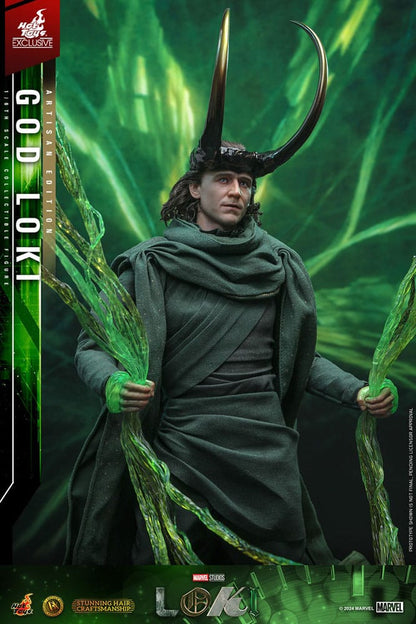 LOKI – GOD LOKI ARTISAN EDITION DX 1/6 HOT TOYS EXCLUSIVE – MARVEL, 31 CM