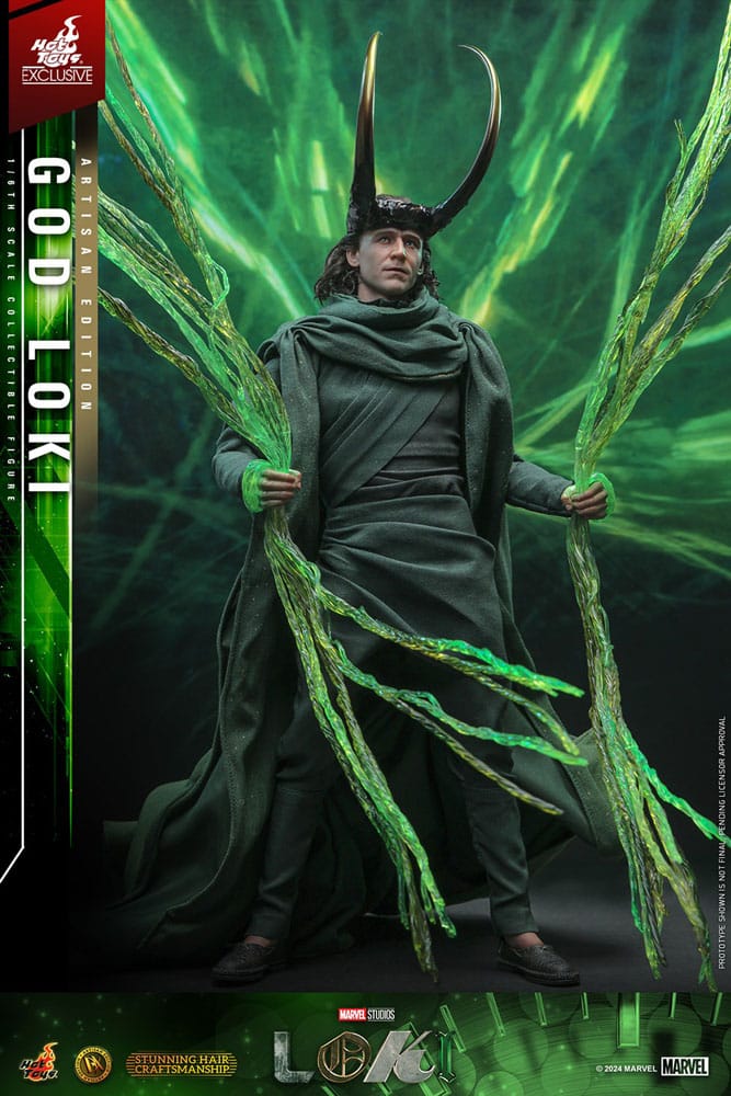 LOKI – GOD LOKI ARTISAN EDITION DX 1/6 HOT TOYS EXCLUSIVE – MARVEL, 31 CM