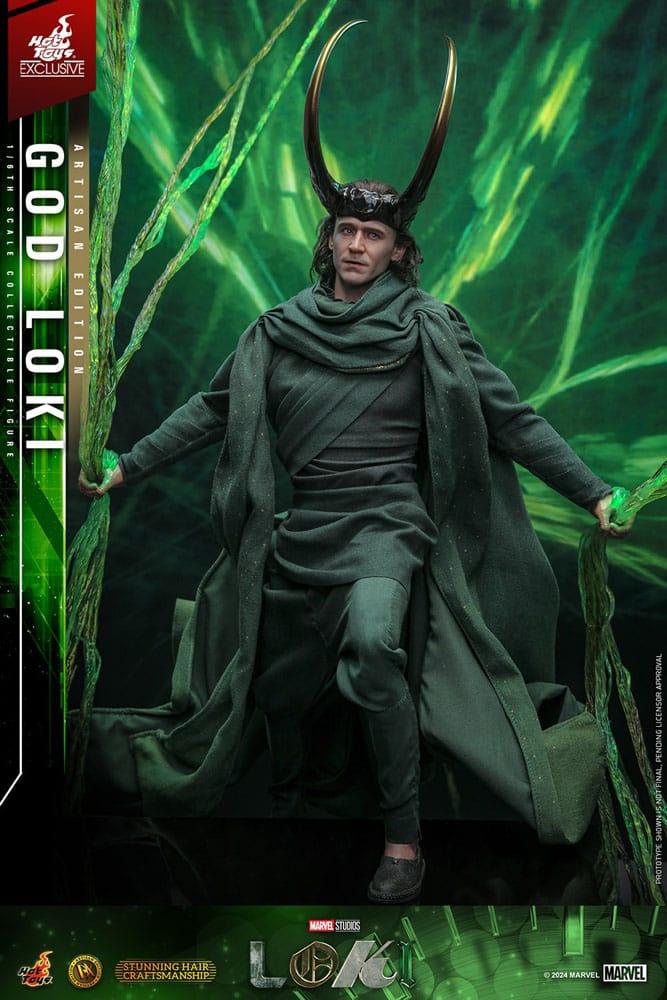 LOKI – GOD LOKI ARTISAN EDITION DX 1/6 HOT TOYS EXCLUSIVE – MARVEL, 31 CM